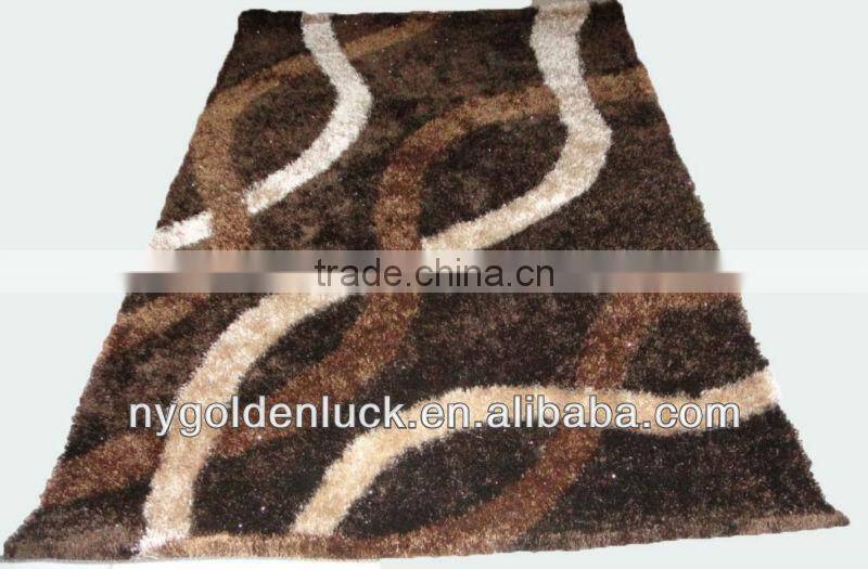 polyester 3d shaggy carpet