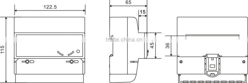 Three Phase RF meter measure reactive energy