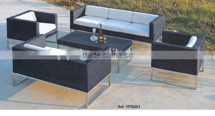 Modern rattan living room sofa sitting room set YPS052