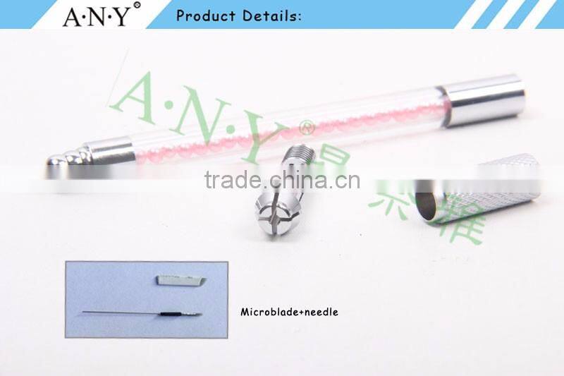 ANY Pearl Handle Eyebrow Embroidery Makeup Tattoo Microblading Pen and Blades