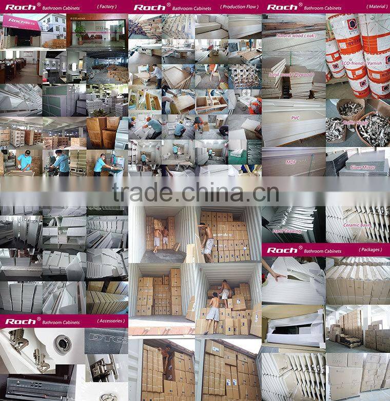 ROCH 8024 Simple Modern High Gloss Painting Bathroom Furniture