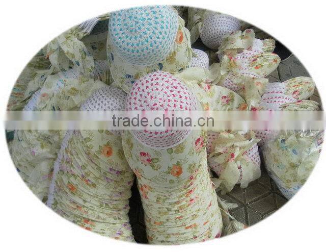 Professional manufacturer Discount top grade straw hat sun visors