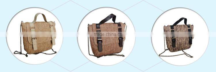 2016 Summer natural straw high quality printing pp bag 100kg