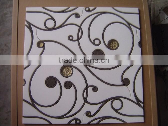 chinese white carrara marble mosaic tile picture