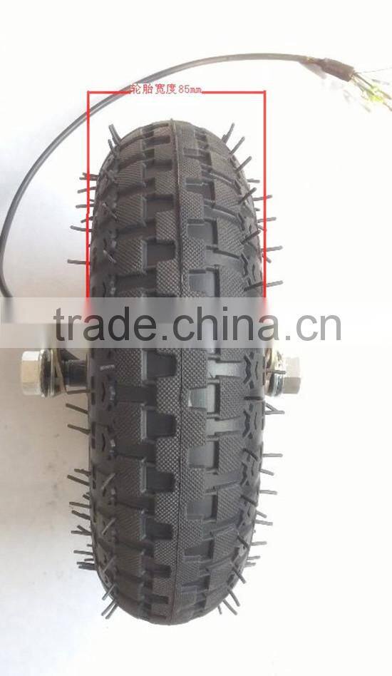 12 inch double single shaft tubeless scooter motor wheelchair motor electric bicycle motor