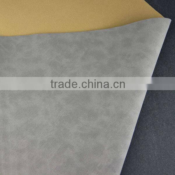 PU artificial fur fabric wholesale faux leather fabric raw leather for sale