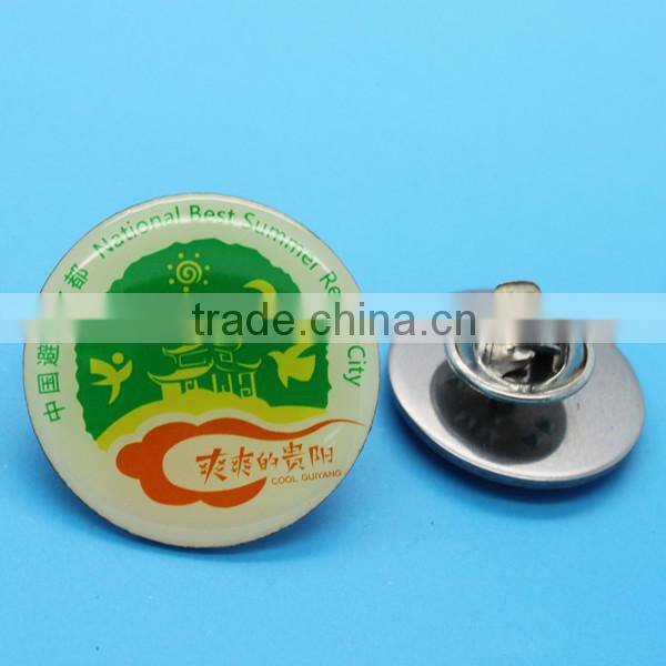 Custom Made Lapel Pin/Wholesale 3D embossed Metal lapel pin/promotional custom metal lapel pin