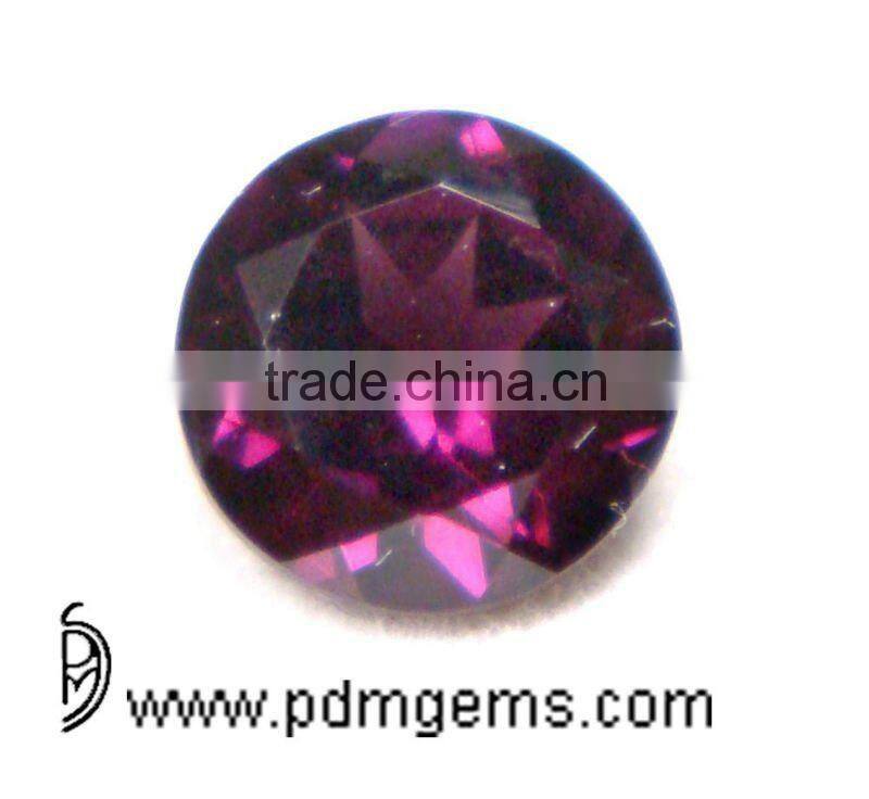 Top Quality Rhodolite Garnet Round Cut For Silver Pendant