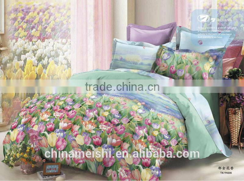 hotsale reactive dyeing microfiber comforter set, Made in Guangzhou
