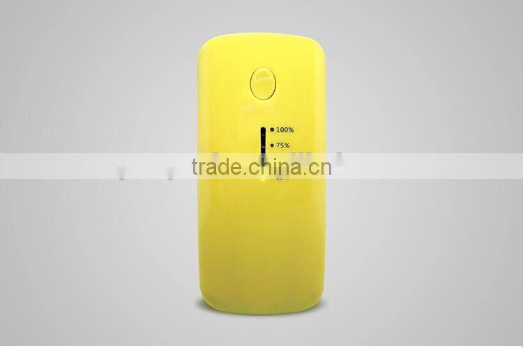 Real full capacity 6000mah mobile phone power bank charger with power indicator