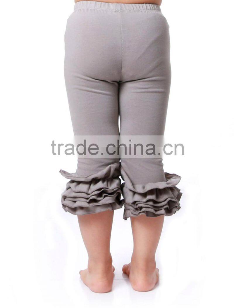 chevron petti brown shorts hemline ruffle 100% baby girls cotton summer shorts