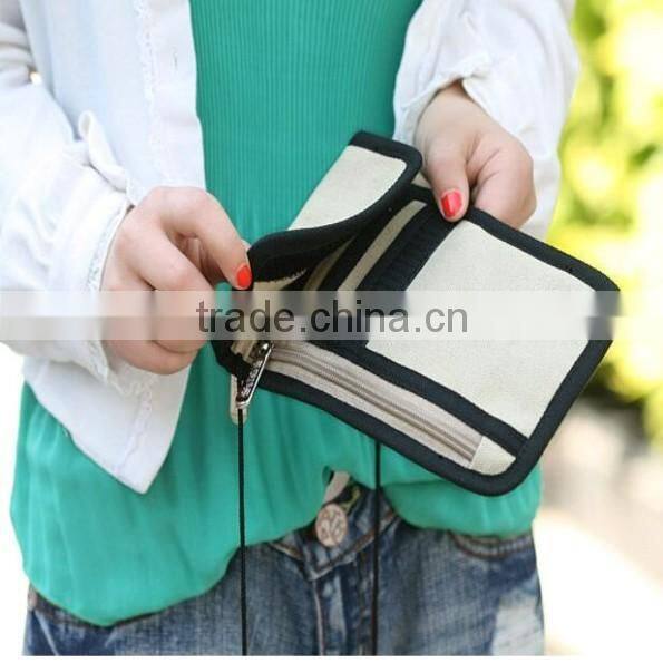 Genuine Neck Hanging Boarding Pass Holder Travel Document Organizer Passport Holder