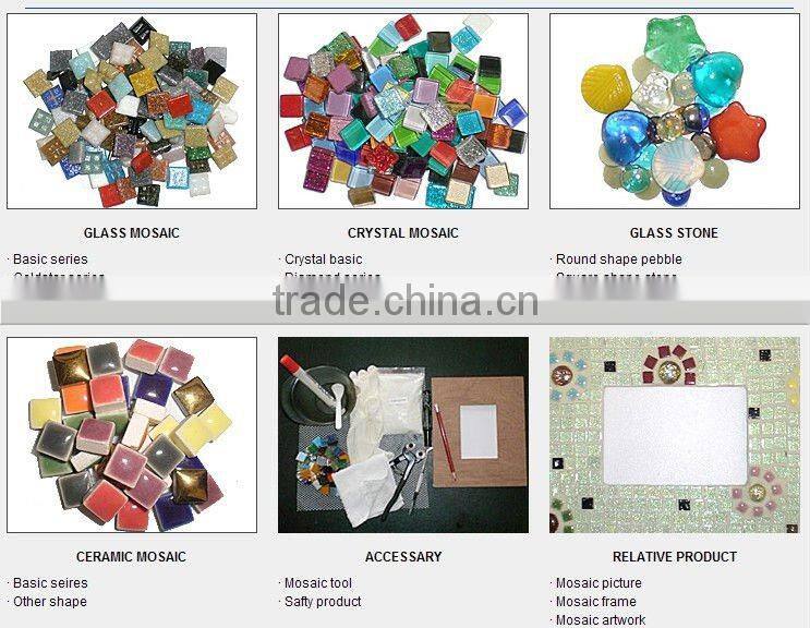 colorul petal and square shape for DIY craft ceramic tile