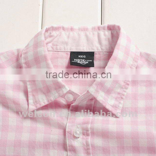 new fashion trendy design brand long sleeve boys shirt 100% cotton boys dress