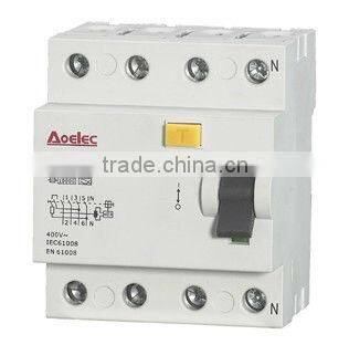 AUR3 Modular Electrical 2 pole earth leakage circuit breaker/ELCB