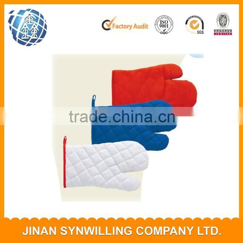 Christmas kitchen gift Heat Resistant Double Oven Mitts - Quilted Cotton Interior cotton Gloves