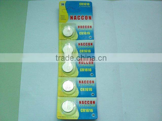 3v CR1616 battery lithium button cell battery
