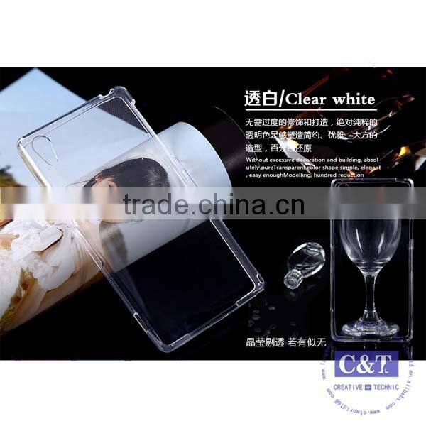 C&T Transparent Flexible Soft TPU Gel Rubber Skin Slim Back Case Cover for Sony Xperia Z5