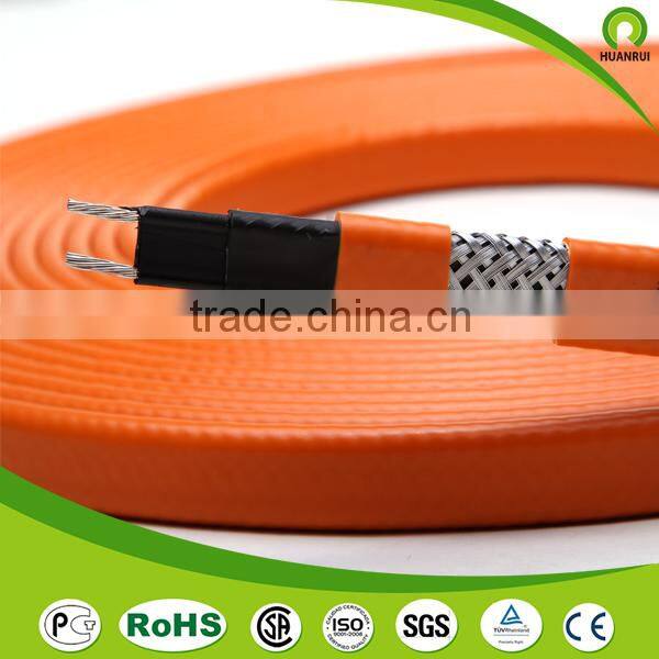 CE EAC certified two conductor self regulating carbon fiber heating cable