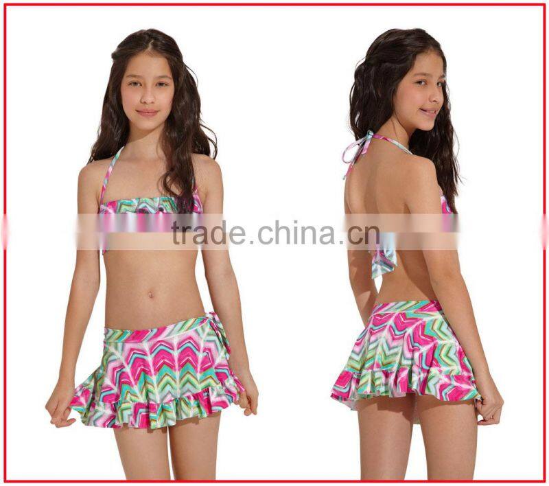 Cute one piece sexy girl photos kids in swimsuits/brightly colored zigzag kids swimming suits/children bikinis swimwear