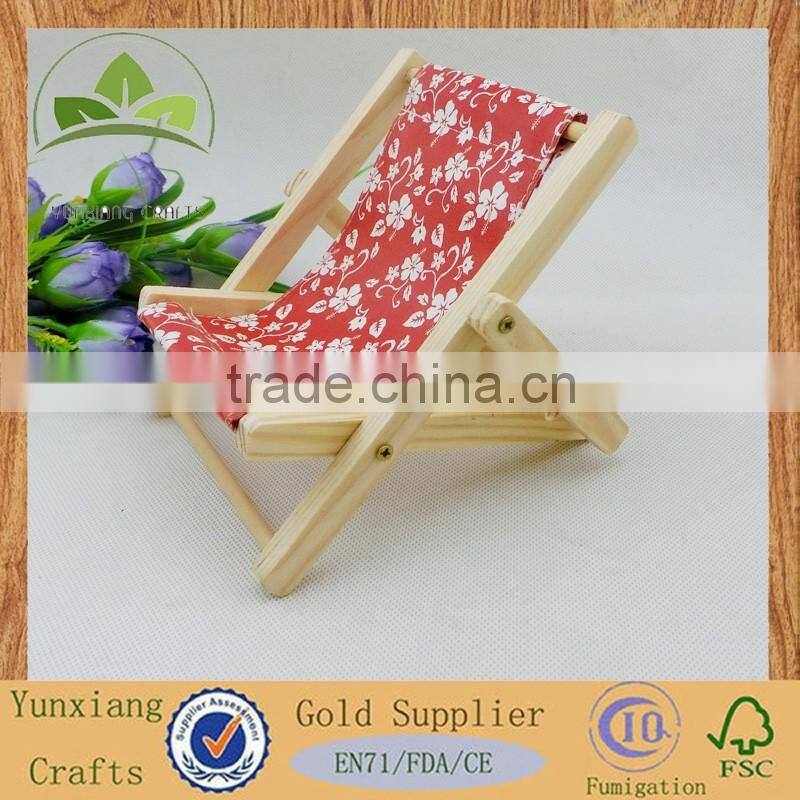 5.5" phone chair phone holder wood phone chair