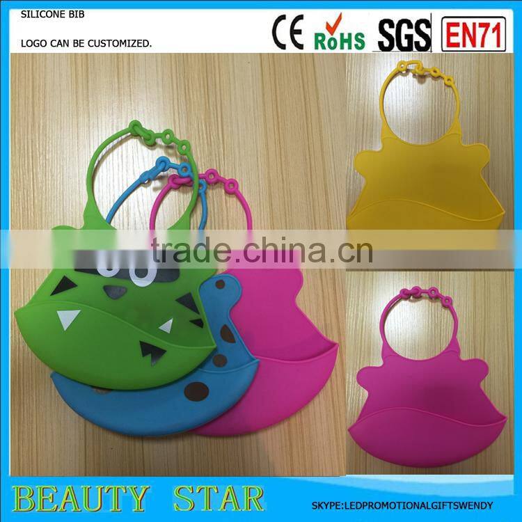 High quality Baby Bib,waterproof silicone Baby bib,durable&and easy washable Baby bib factory