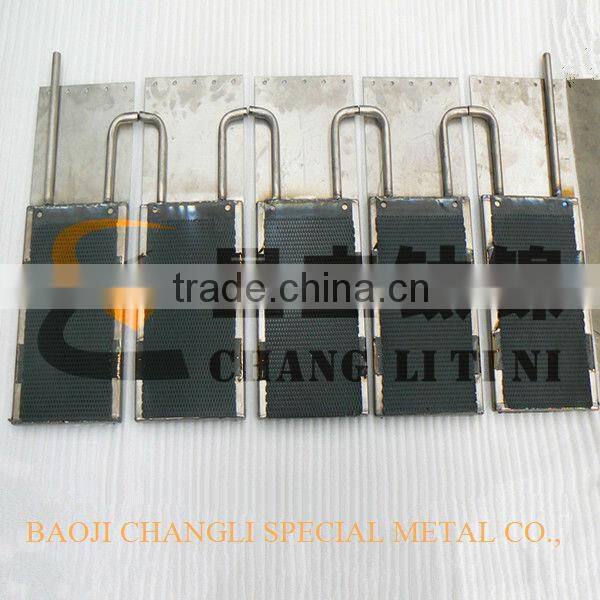 lead oxide or pbo2 titanium anode for sale