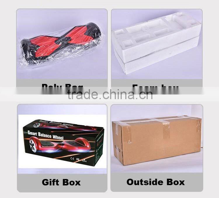2016 China good priced 6.5 inch lamborghini hoverboard two wheel with bluetooth