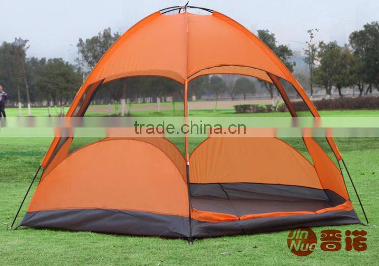 5 Person Double Layers Single Door Camping Tent