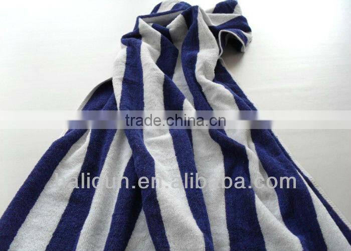 High Quality Beach Towel Stripe Blue And White Bath Towel