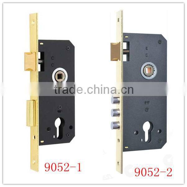European standard mortise lock and deadbolt mortise lock of locking lever latch