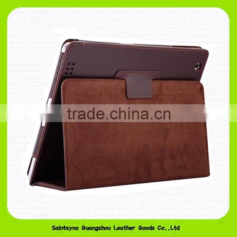 15040 Smart Cover Partner Transparent Back+Magnetic Leather Case for iPad mini Smart Cover Sleep On/Off for Apple iPad mini 3