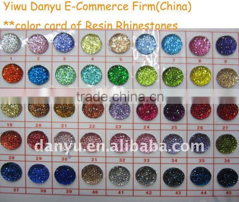 Shining Resin Rhinestone-Flat back resin craft(Cabochon)