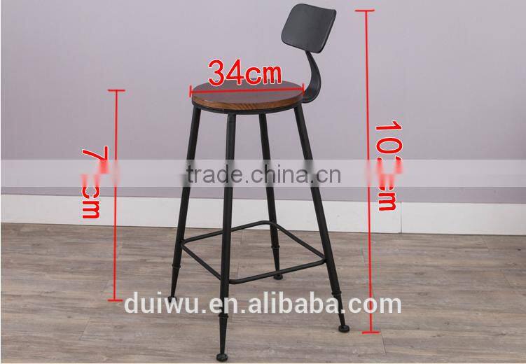 Foshan shunde hot selling high quality wood vintage bar stools