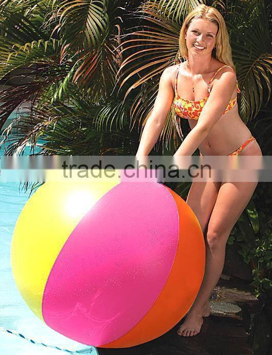 PVC beach ball for advertising, water inflatable big beach ball
