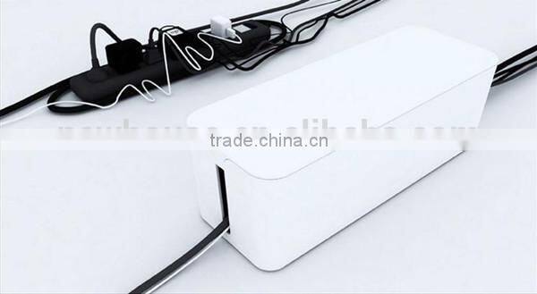 Mini plastic cable storage box