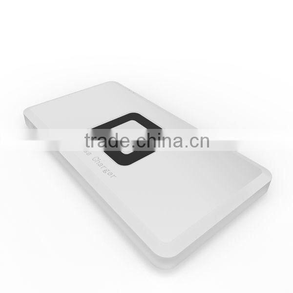 Newest Qi Wireless power bank for samsung galaxy s2,Wireless Charging Pad Receiver for Samsung S4/iPhone5/iPhone 4S/Nokia/HTC