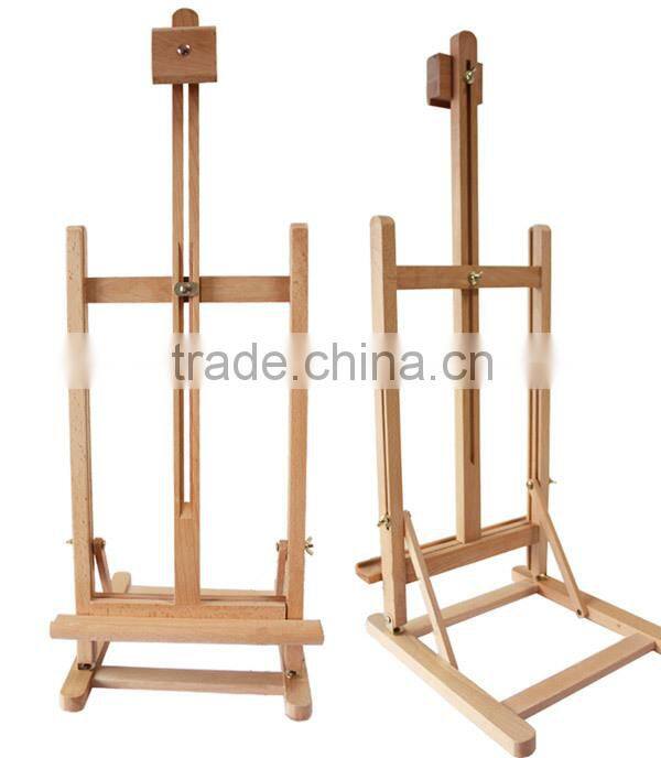 Beech Portable Folding Artist Table Painters Easel mini easel