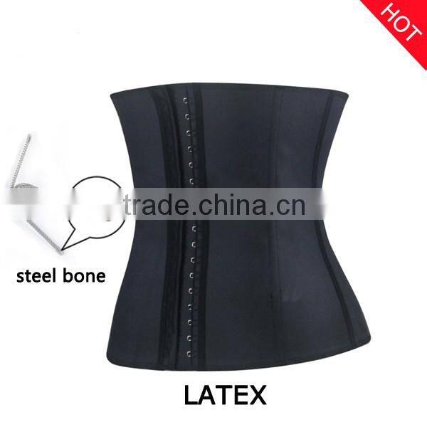 Lastest design underbust waist training corsets sexy plus size latex waist corsets practical corsets for women wholesale
