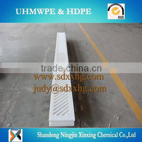 UHMW-PE sheet for paper machine for dewatering elements