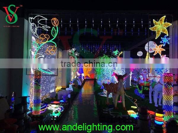 3D flamingo light animal led decoration