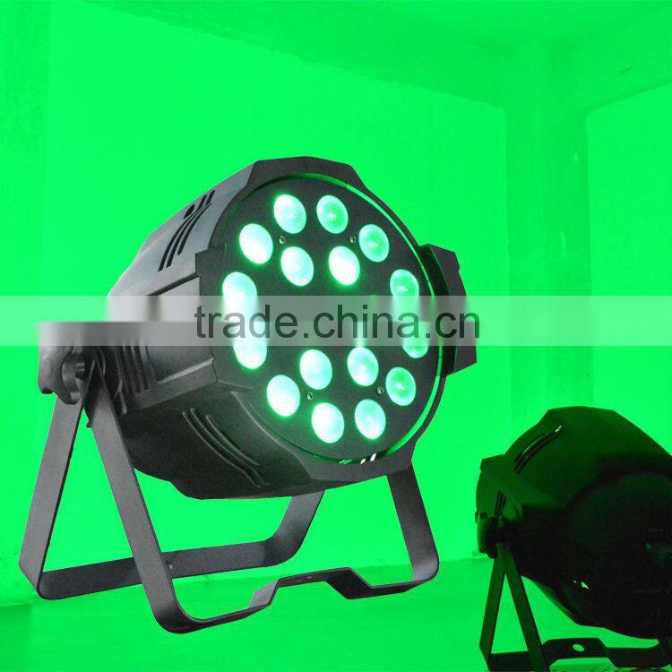 18*15w 5 in 1 rgbwa zoom high lumen output led par 64 light