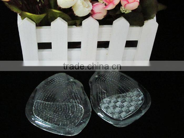 comfortable adhesive anti slip silicone rubber shoe pad