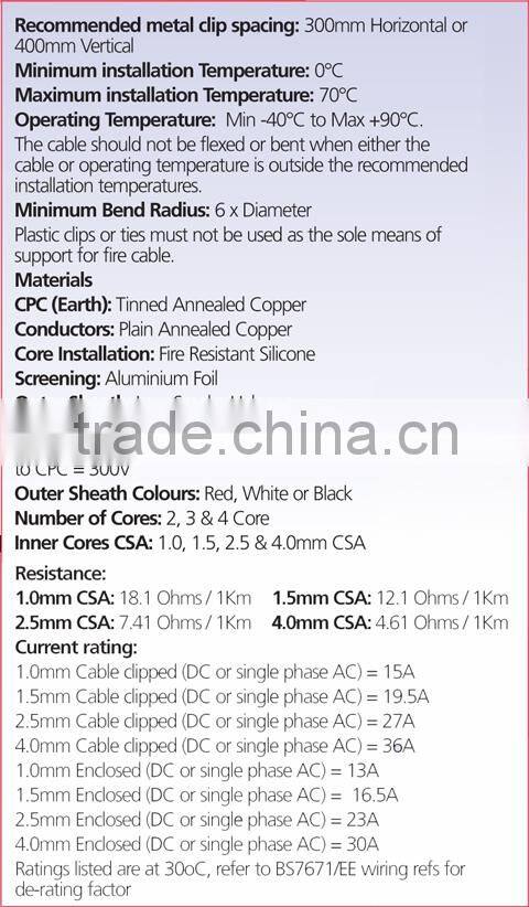 Fire Resistance Cable