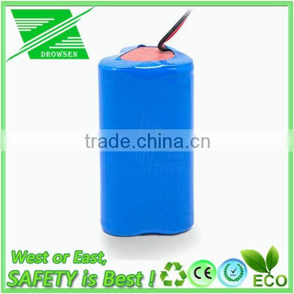 3S1P 1C Discharging 12v 2ah 18650 Li-ion battery