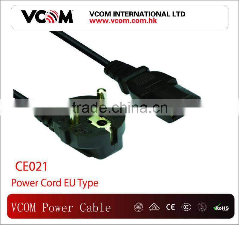 Best selling 3C*0.3mm2 EU Type power cord