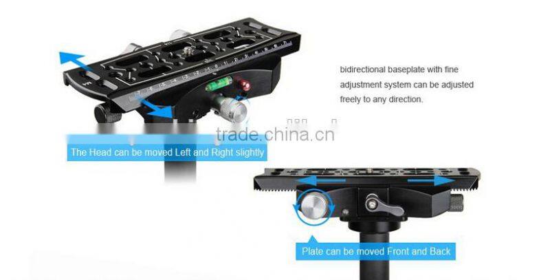 Professional LAING video flycam dslr camera stabilizer+dual arm+vest gyro steadycam for 8kg camera