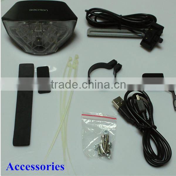 Gaciron Diamond Quality Led Bike Tail Rear Light with Precise Braking Function for Bicycle Cycling