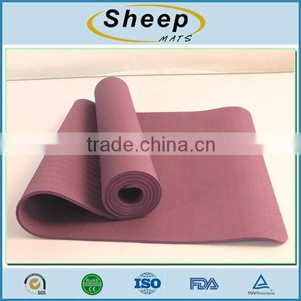 Wholesale good elasticity non-slip sport custom tpe yoga mat