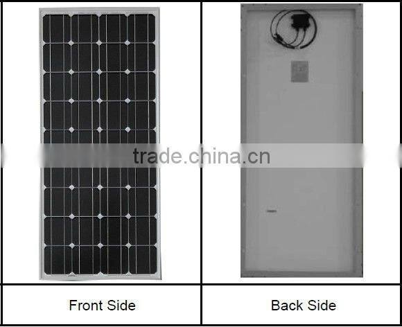 TUV MCS CEC certificated monocrystalline 145W solar panel